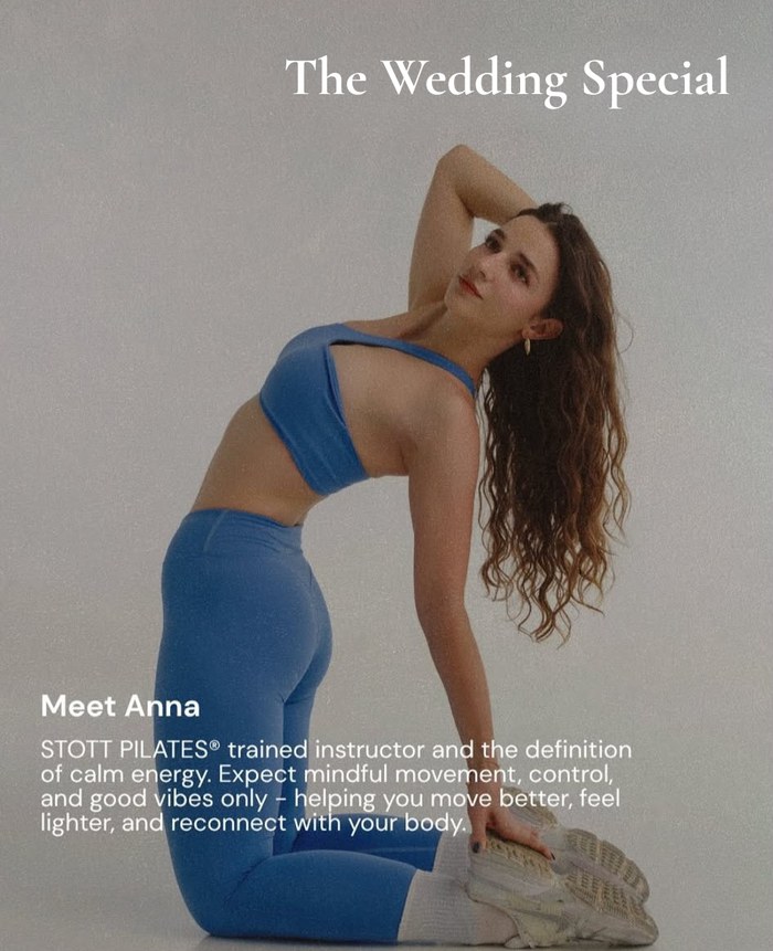 Anna, certified STOTT PILATES instructor