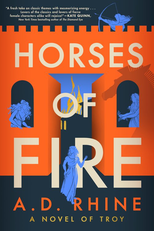 Cover of Horses of Fire by A.D. Rhine